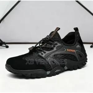 Leisure Trendy Hiking Mesh Shoes Black/Grey