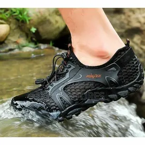 Leisure Trendy Hiking Mesh Shoes Black/Grey
