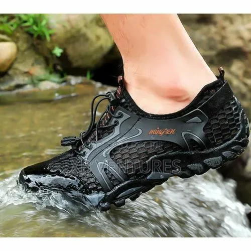 Leisure Trendy Hiking Mesh Shoes Black/Grey