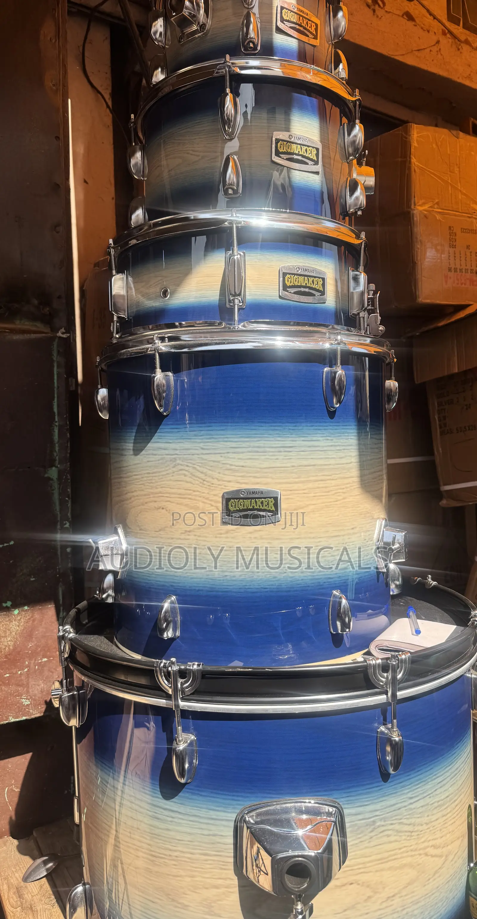 Yamaha Gigmaker 5-Set Drums With Accessories