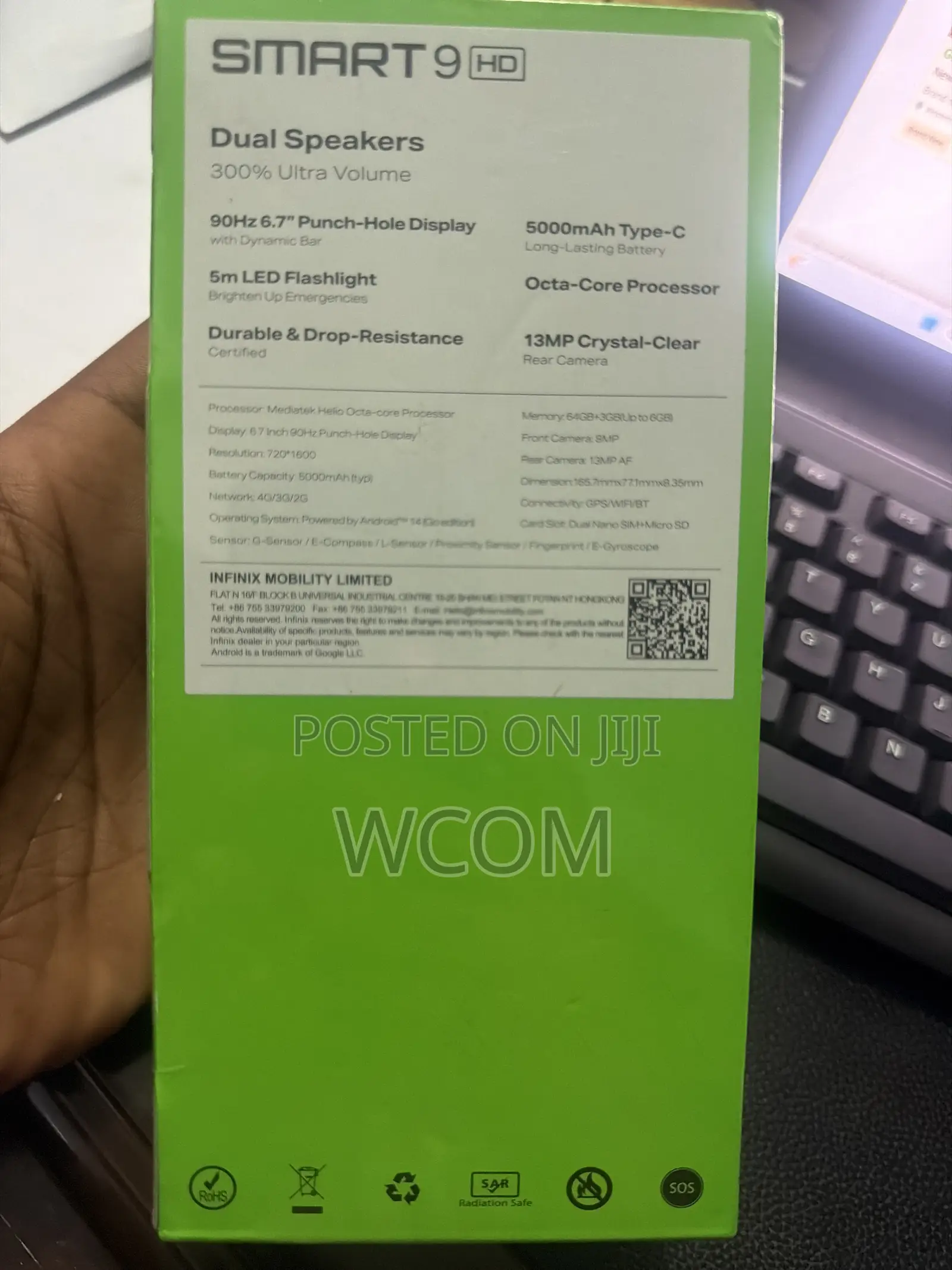 New Infinix Smart 9 64 GB