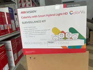 Hikvision Colorvu Surveillance Kit Ds-J142i/7204ghi-M1+2+2cam/Colorvu
