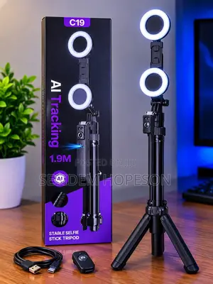 C19 AI Tracking Stable Selfie Stick Tripod