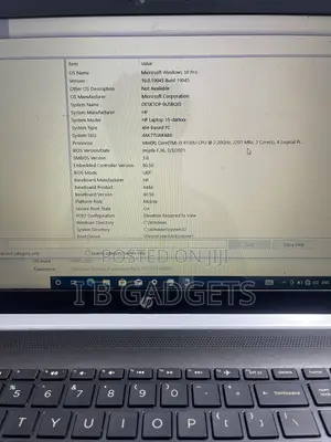 Laptop HP 15 8GB Intel Core i3 HDD+SSD 500GB