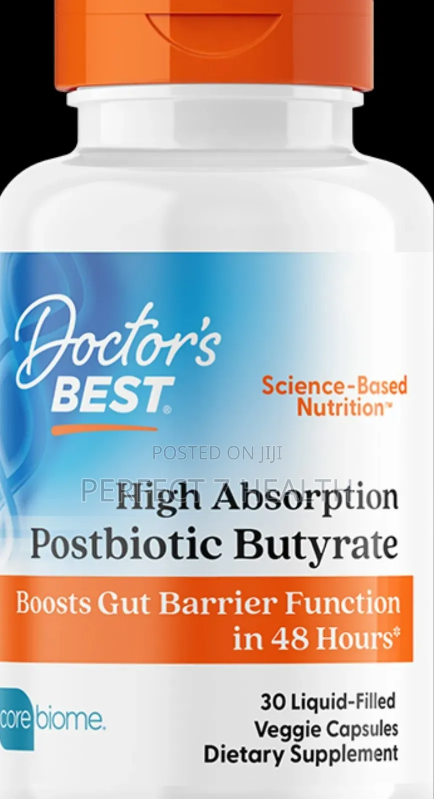 Postbiotic Butyrate, Trybutyrin 300mg, Stomach/Gut Health, 30 Veg Caps