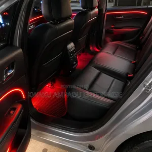 RGB Fiber Car Ambient Light Kit – Multicolor LED With Remote Control