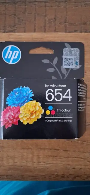 HP 654 Tri-Color Original Ink Advantage Cartridge (7FP38UE)