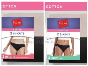 Hanes Women's P2 Cotton Panties - 2 Pack, S,M,L Sizes