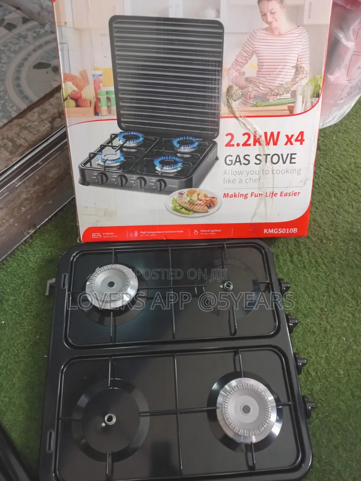 Original Non Stick Gas Stove With Powerful Burners