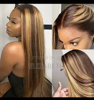 Frontal 30inchs High Quality Blend Straight Wigs
