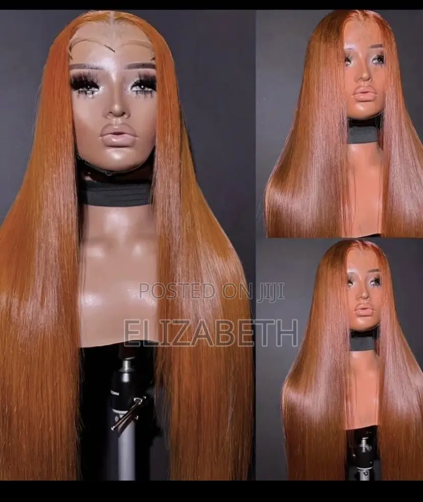 Frontal 30inchs High Quality Blend Straight Wigs