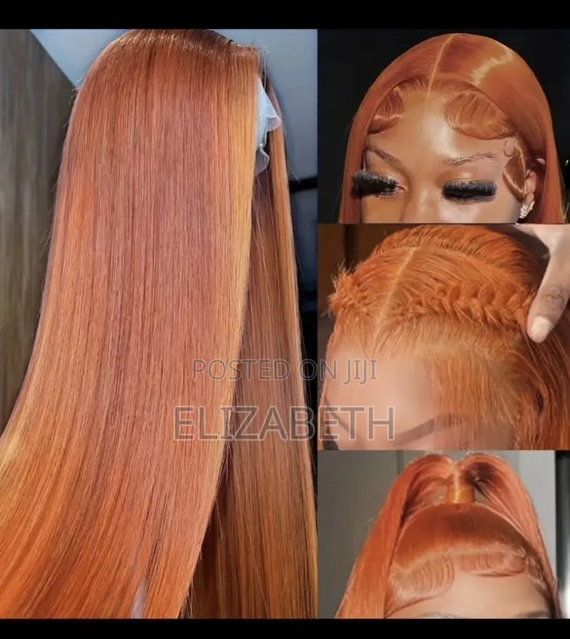 Frontal 30inchs High Quality Blend Straight Wigs