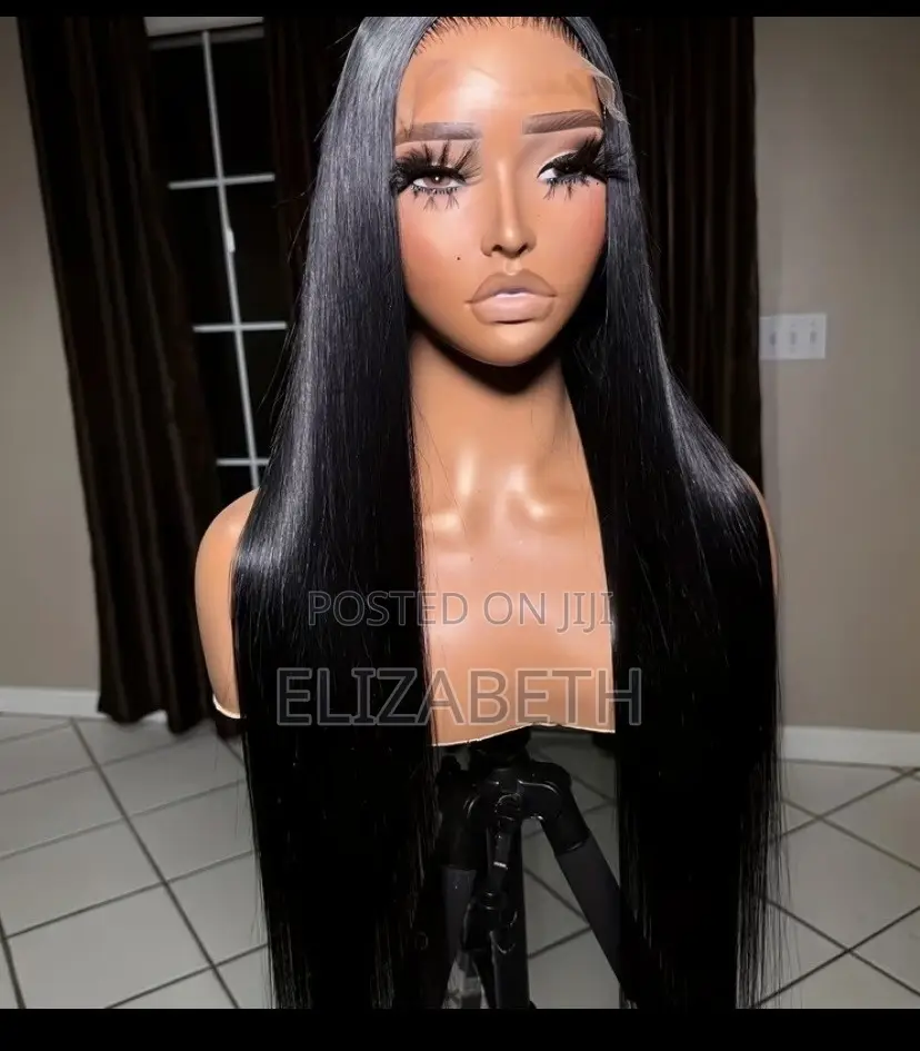 Frontal 30inchs High Quality Blend Straight Wigs
