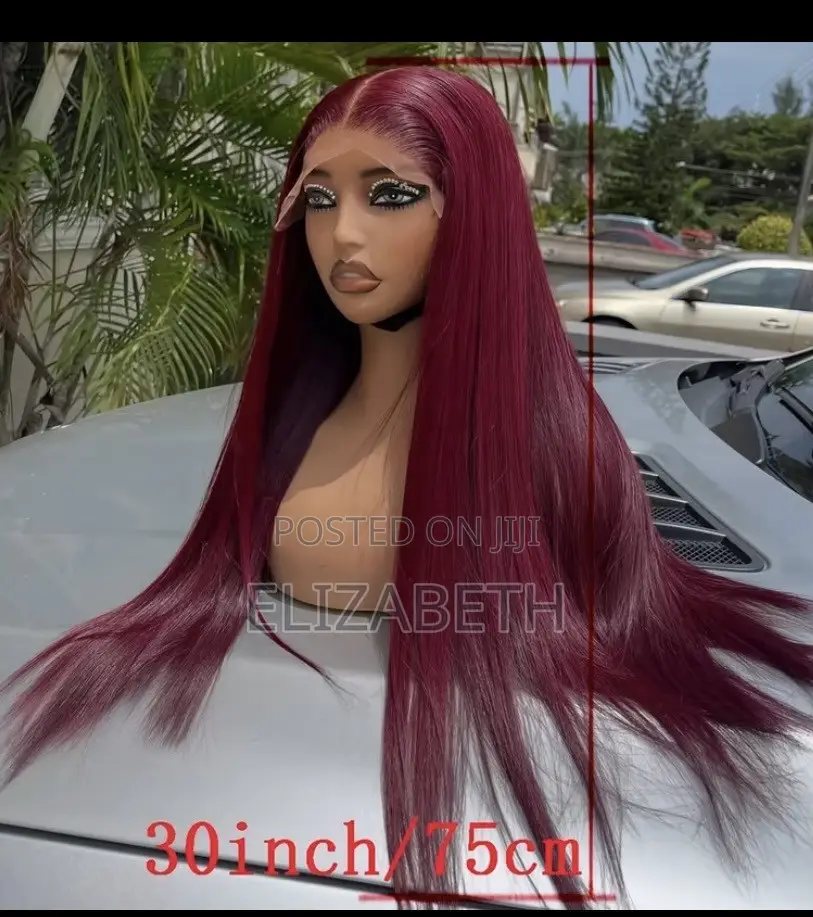 Frontal 30inchs High Quality Blend Straight Wigs