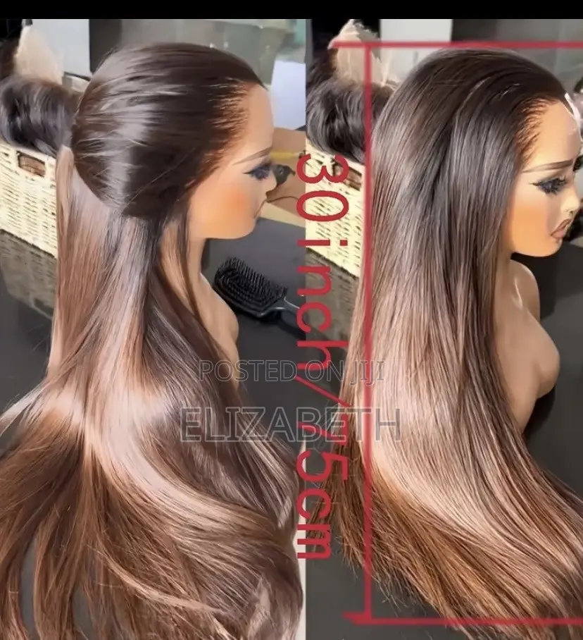 Frontal 30inchs High Quality Blend Straight Wigs