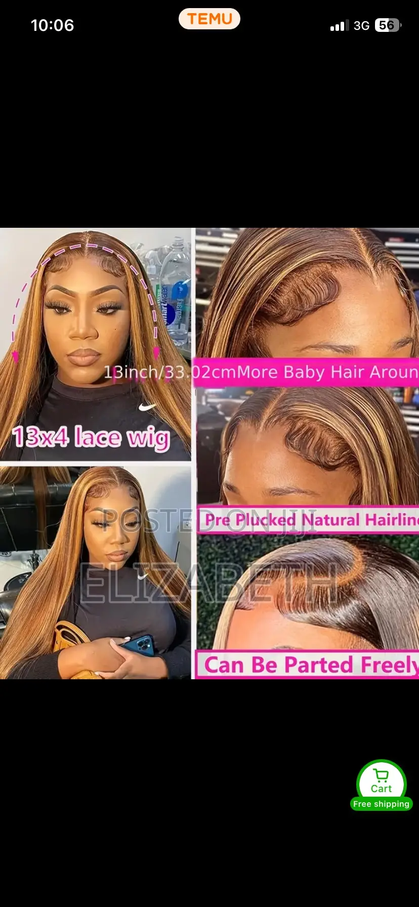 Frontal 30inchs High Quality Blend Straight Wigs