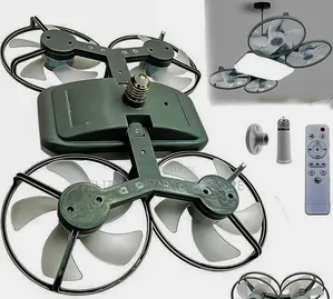2 in 1 Drone Ceiling Cooling Fan LED Light With Remote Control