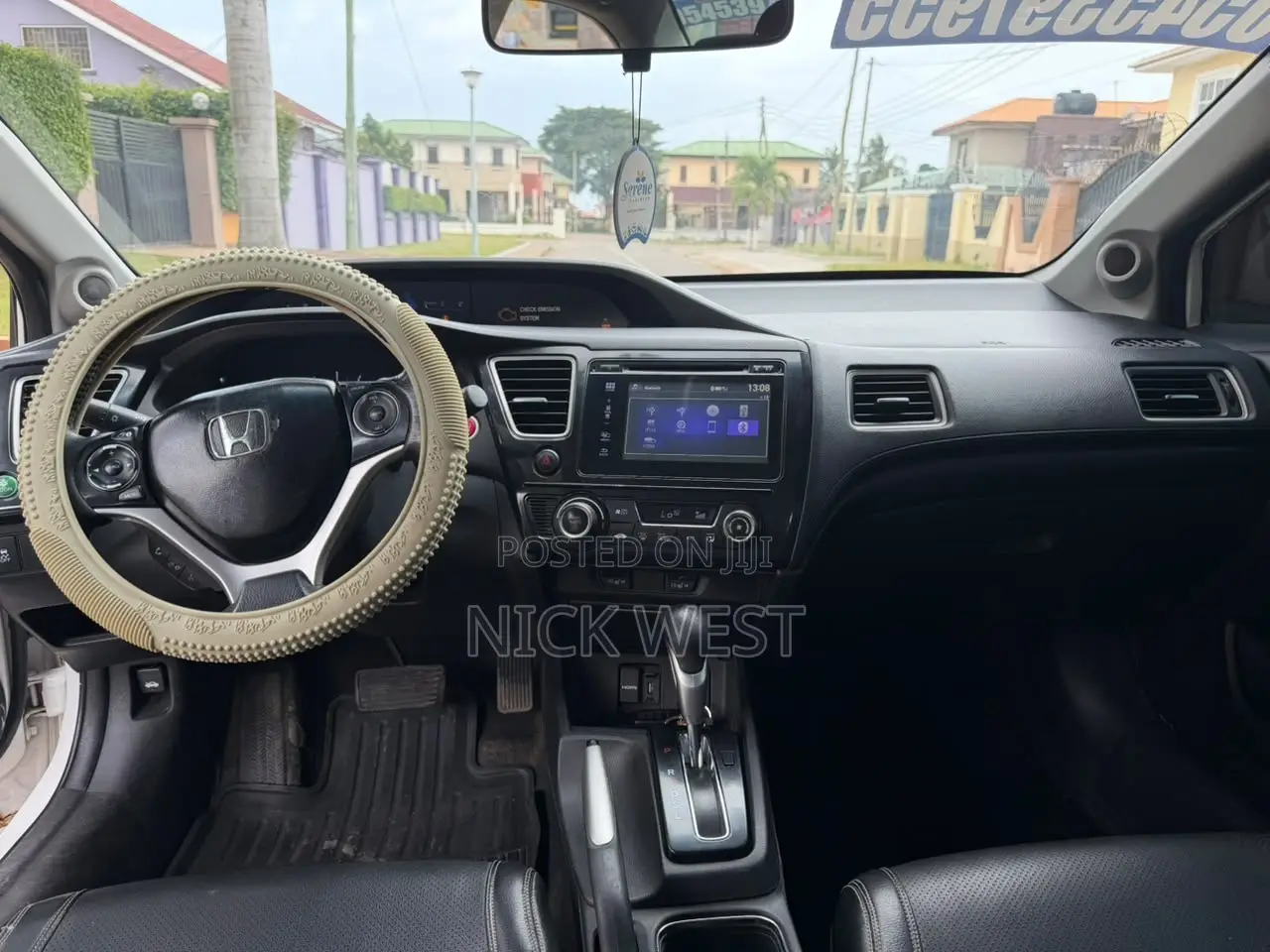 Honda Civic EX-L 4dr Sedan (1.8L 4cyl CVT) 2015 White