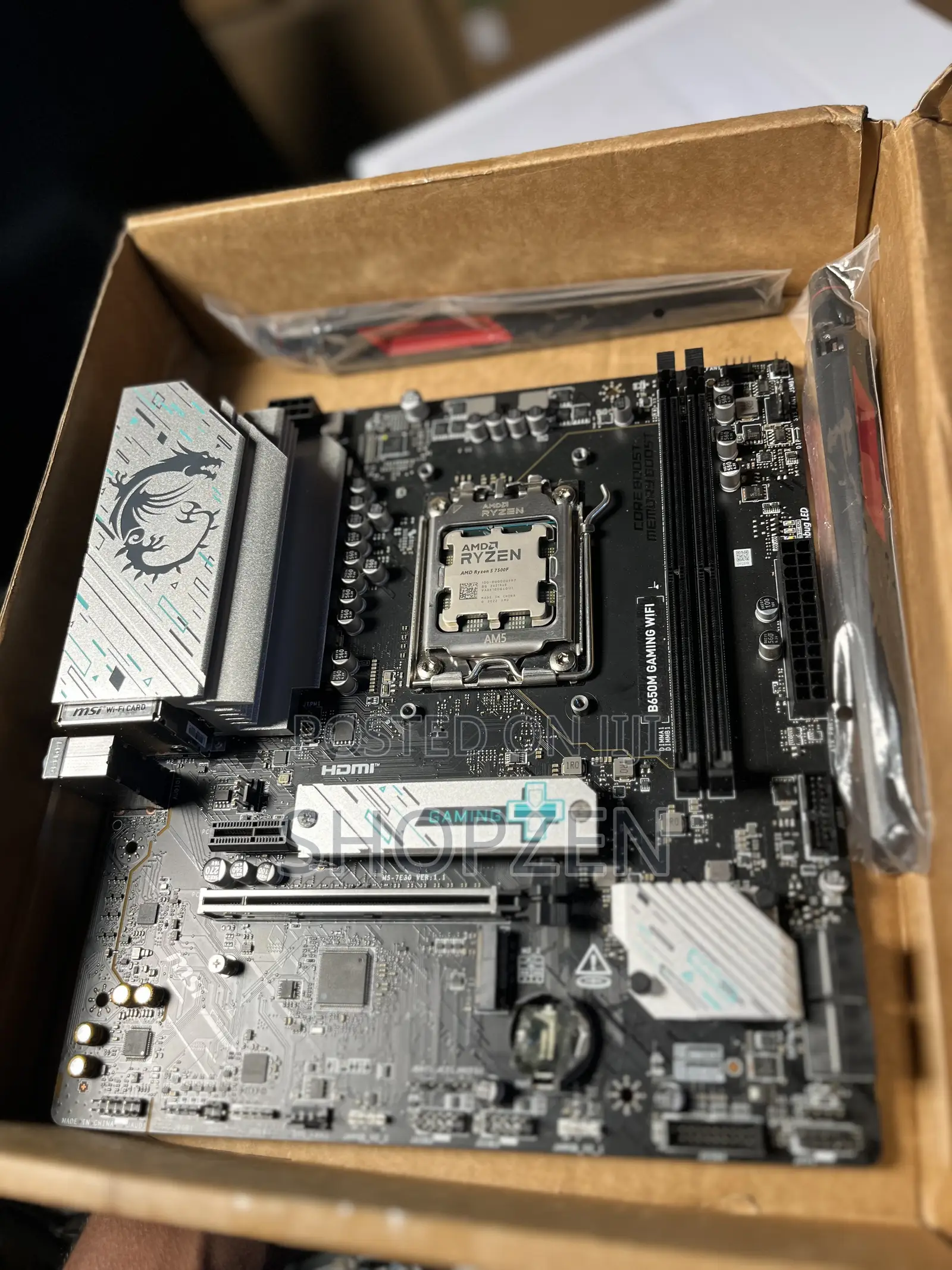 MSI B650M Gaming WiFi + Ryzen 5 8400f AM5