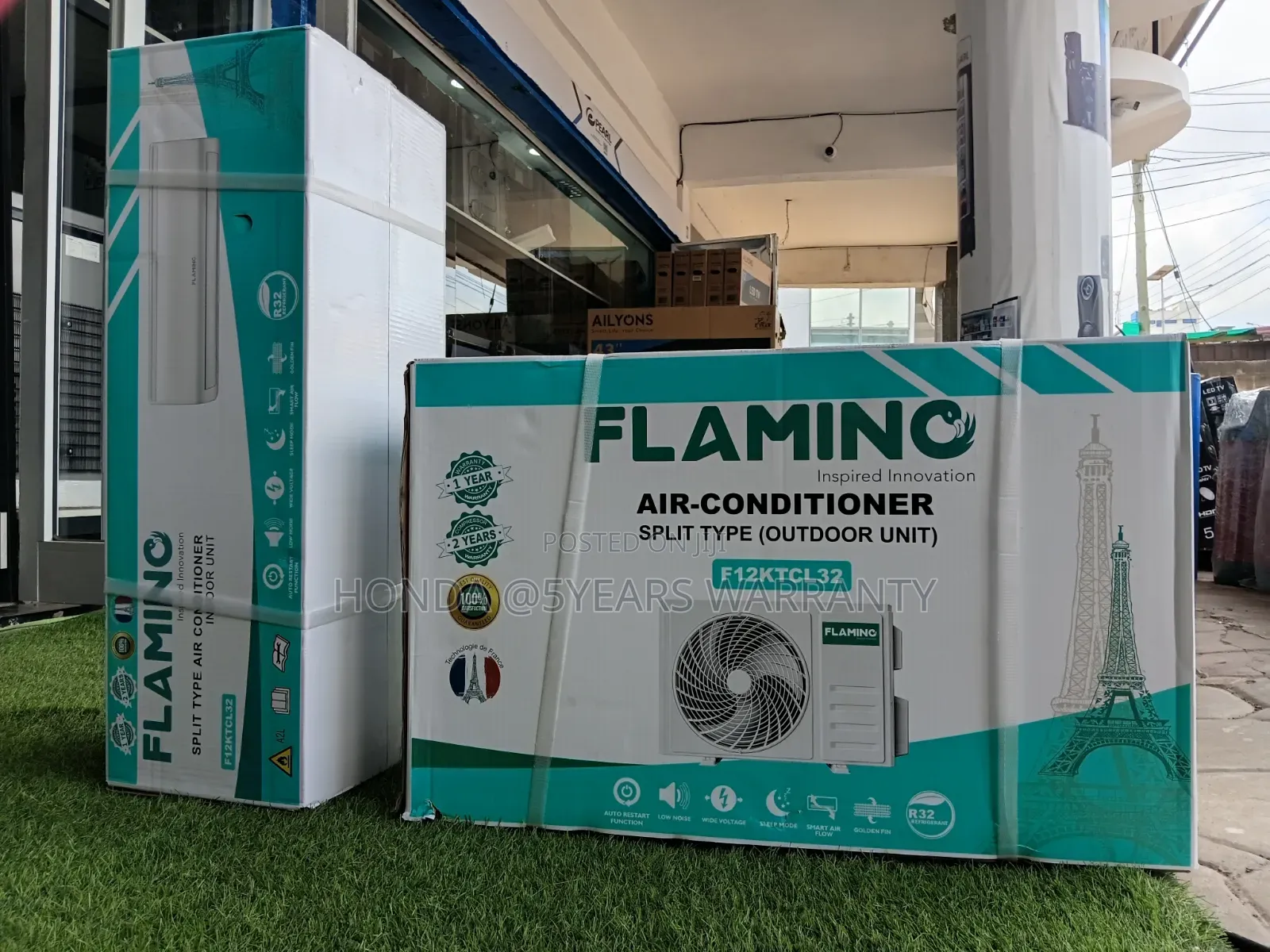 Flamino Split Type AC 1.5hp Indoor & Outdoor Unit - Energy Saving