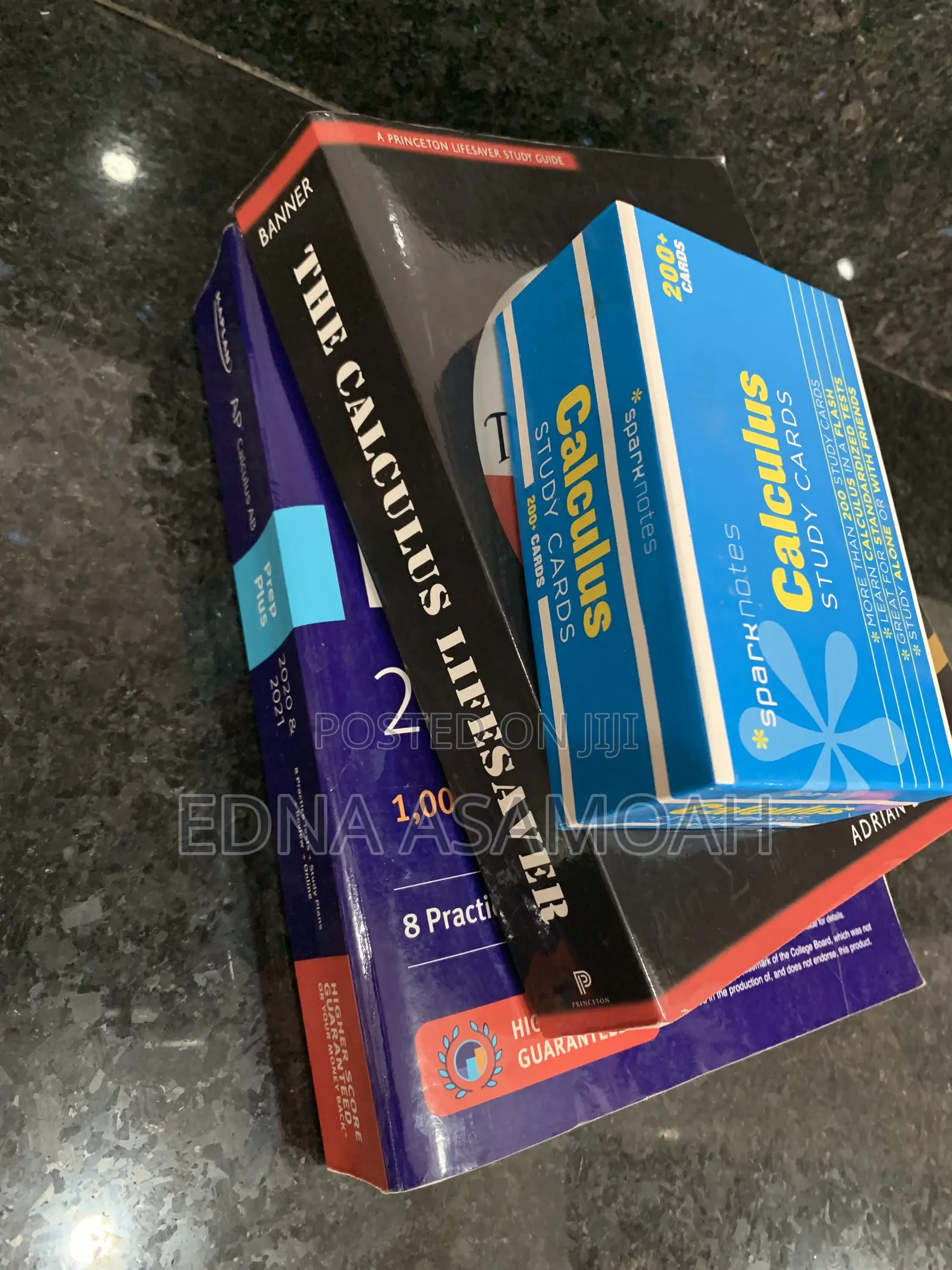 SAT Math Study Materials Calculus Lifesaver Book & Study Cards for Sal