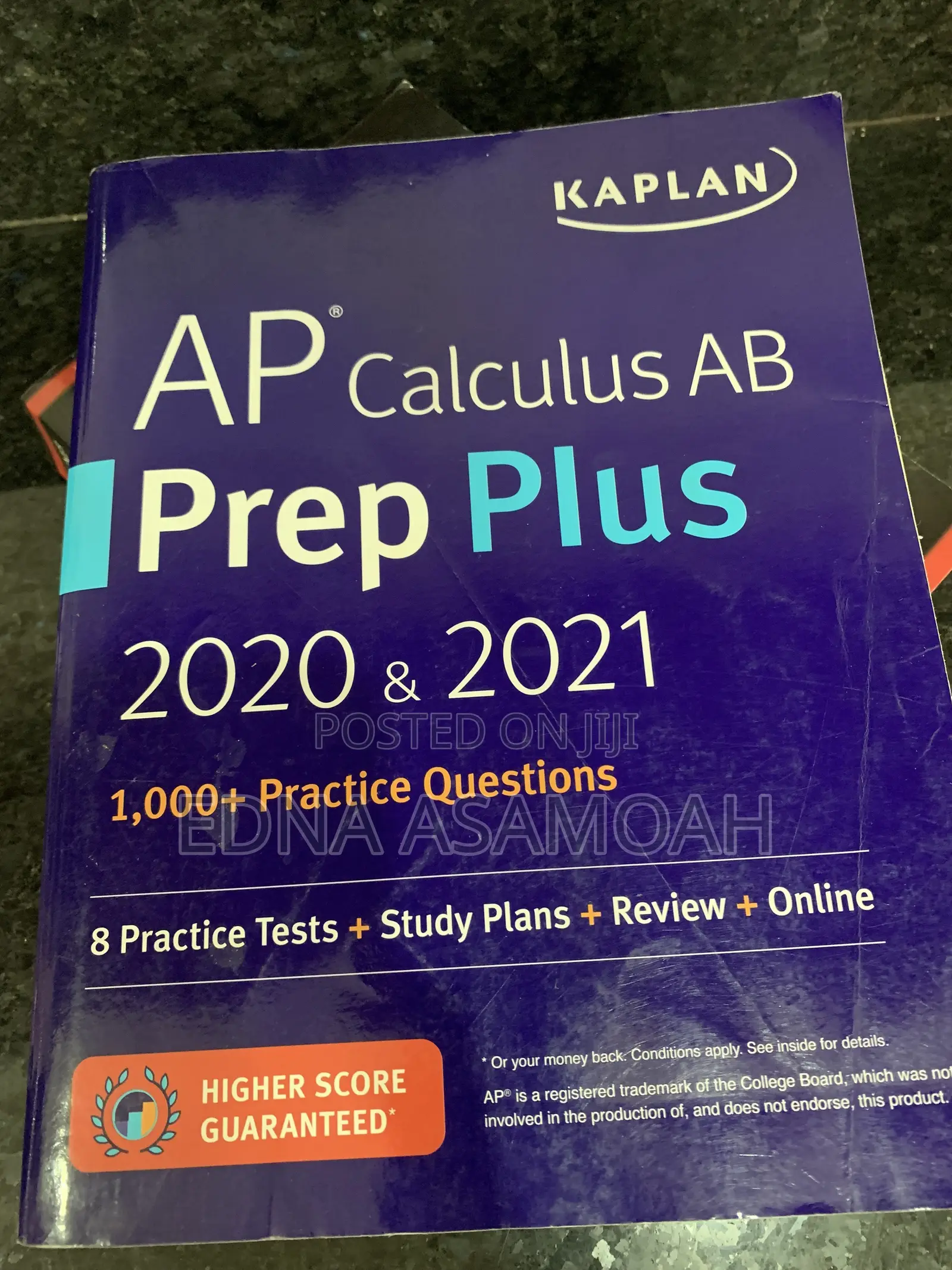 SAT Math Study Materials Calculus Lifesaver Book & Study Cards for Sal