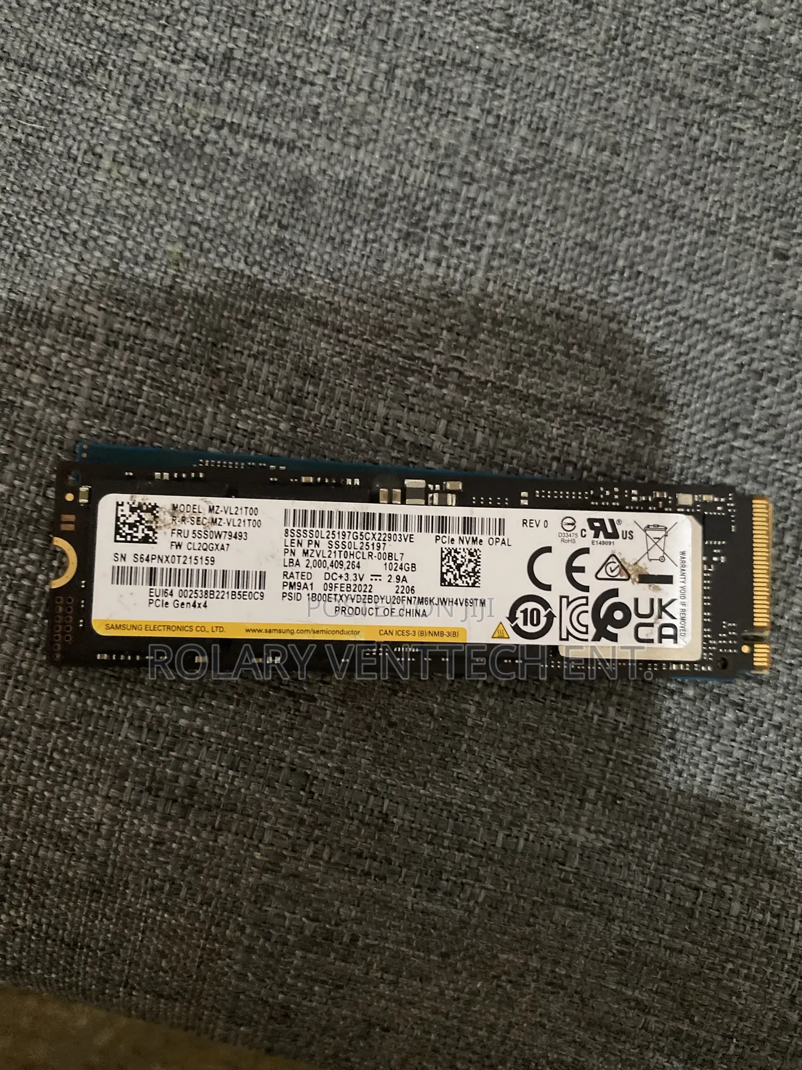 M.2/Nvme 1Tb