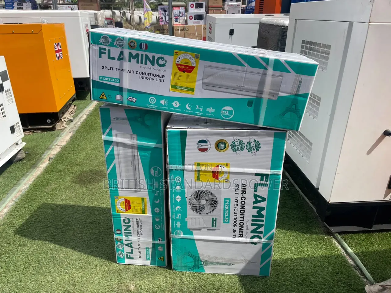 Flamino 1.5hp Split With Indoor and Outdoor Unit