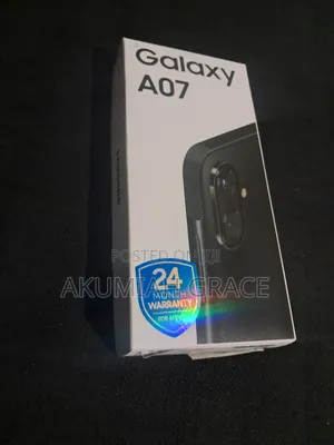 New Samsung Galaxy A07 128 GB Black
