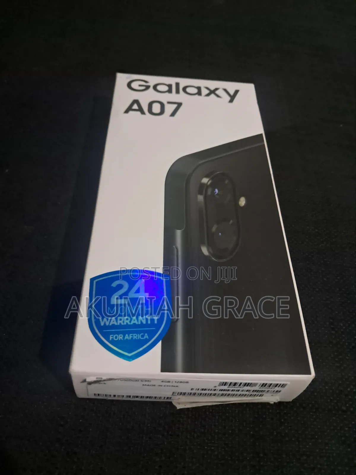 New Samsung Galaxy A07 128 GB Black