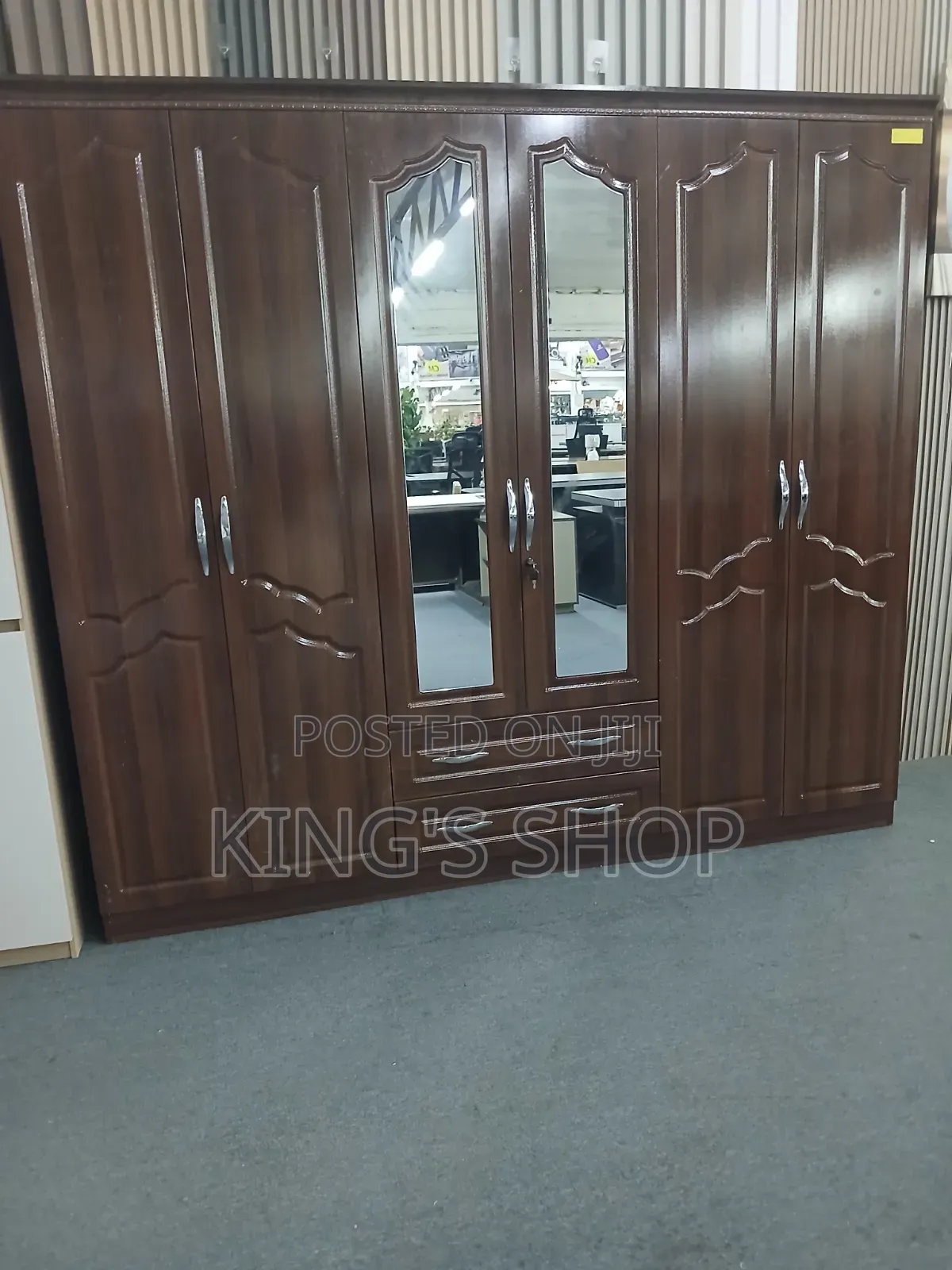 Spacious 6 Doors Wardrobe