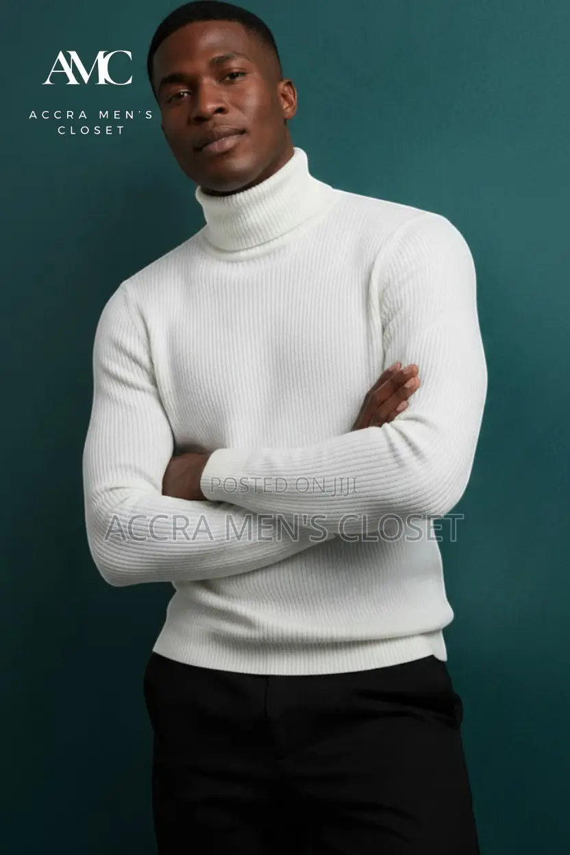 Men’s Knitted Turtleneck Sweaters – Long Sleeve Tops