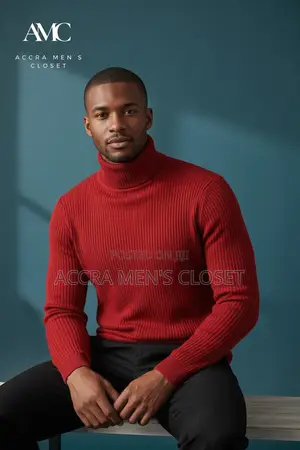 Men’s Knitted Turtleneck Sweaters – Long Sleeve Tops