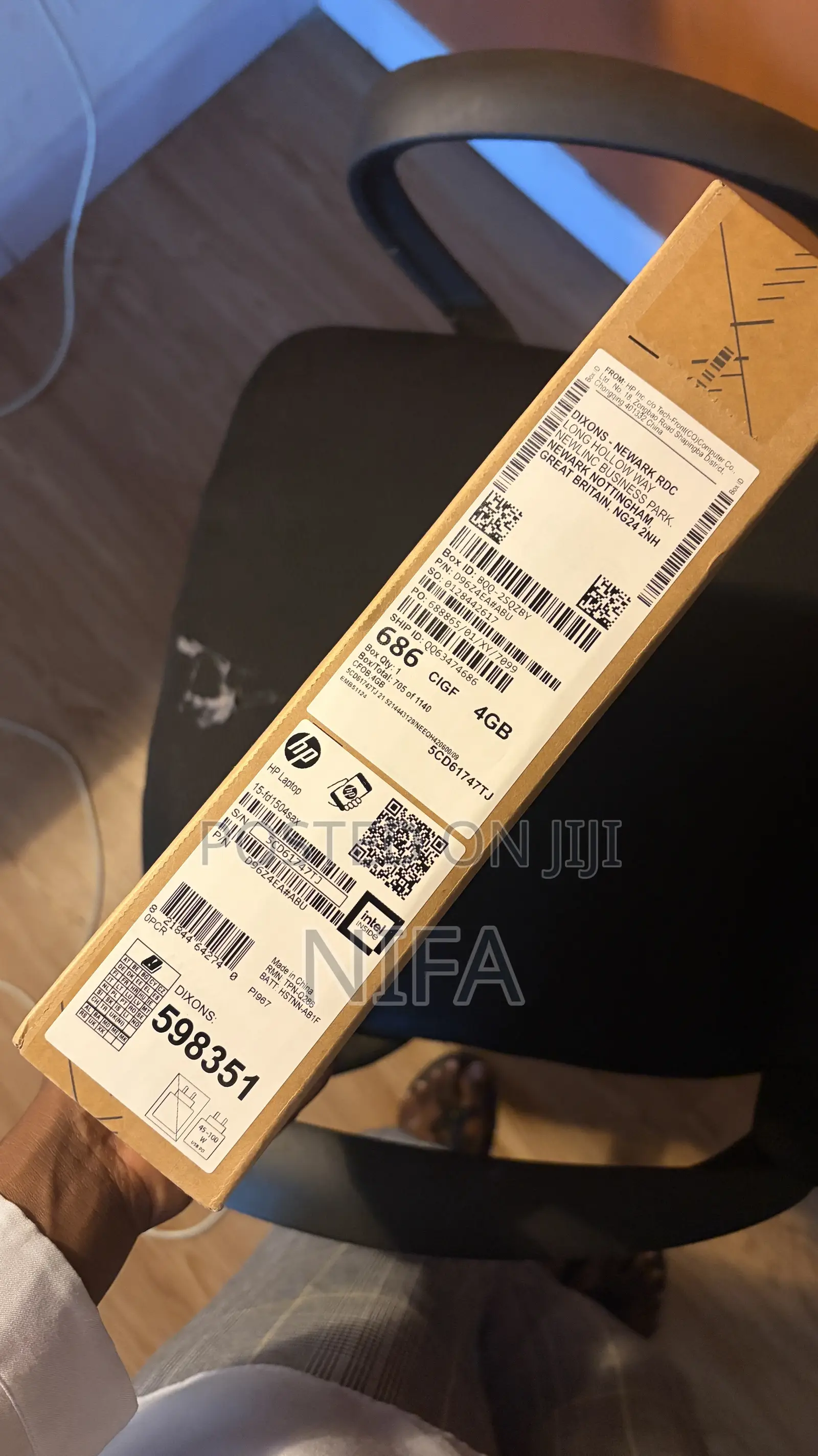 New Laptop HP 15 4GB Intel Core i3 SSD 256GB