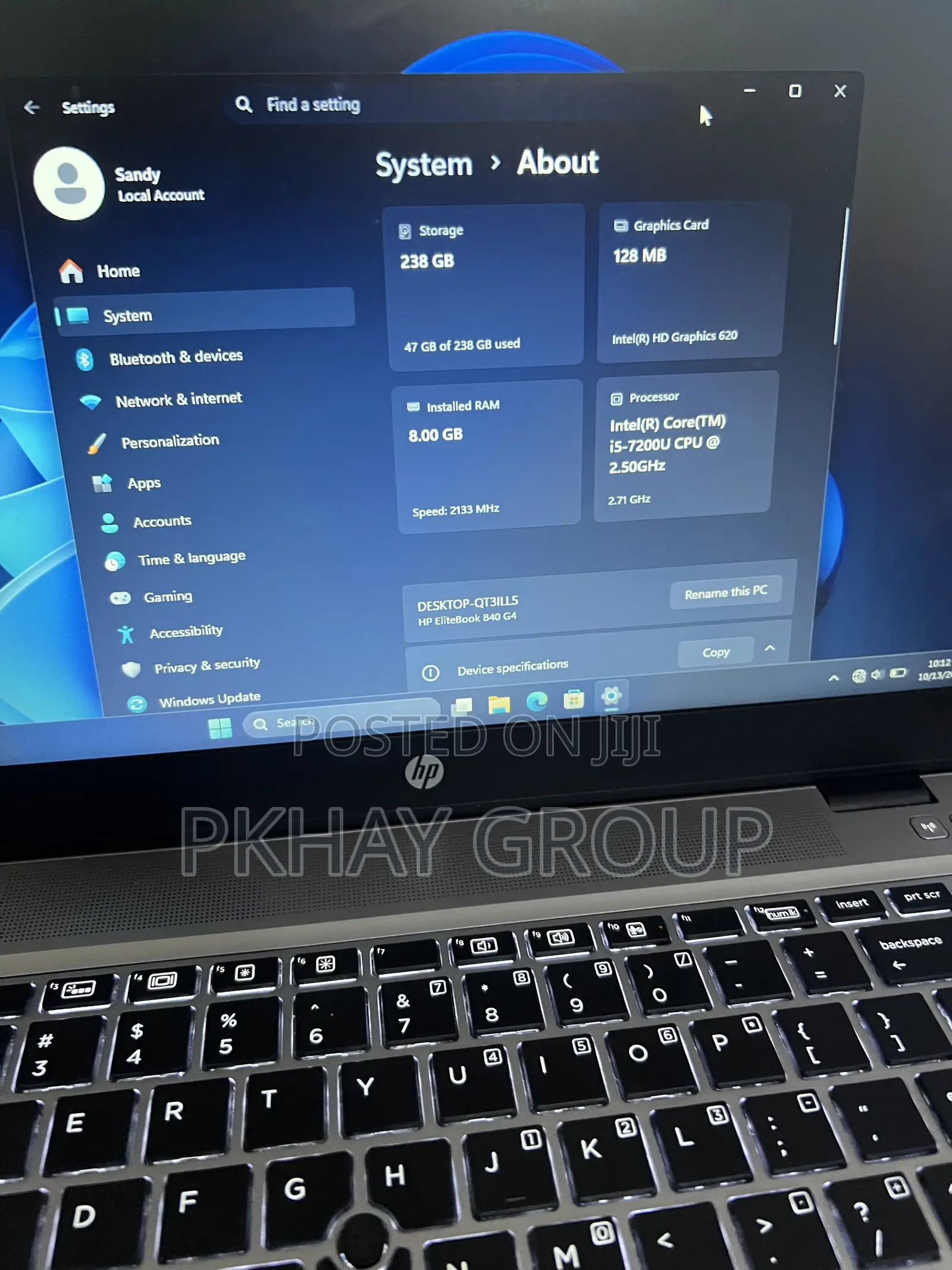 Laptop HP EliteBook 840 G4 8GB Intel Core i5 SSD 256GB