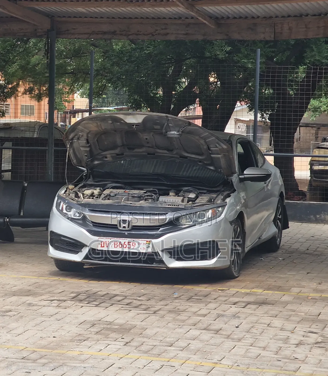 Honda Civic EX Hatchback 2018 Gray