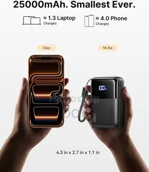 INIU Laptop Power Bank, 25000mAh 100W Fast Charging