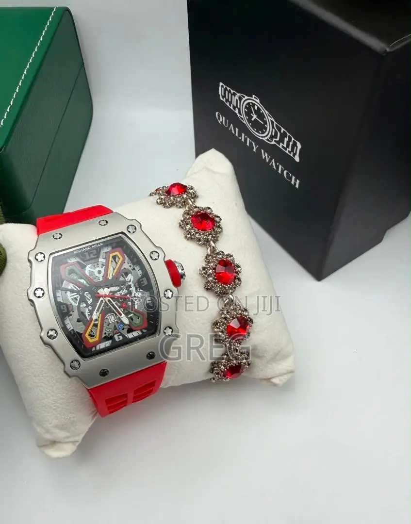 Richard Mille Red (With Bracelet)