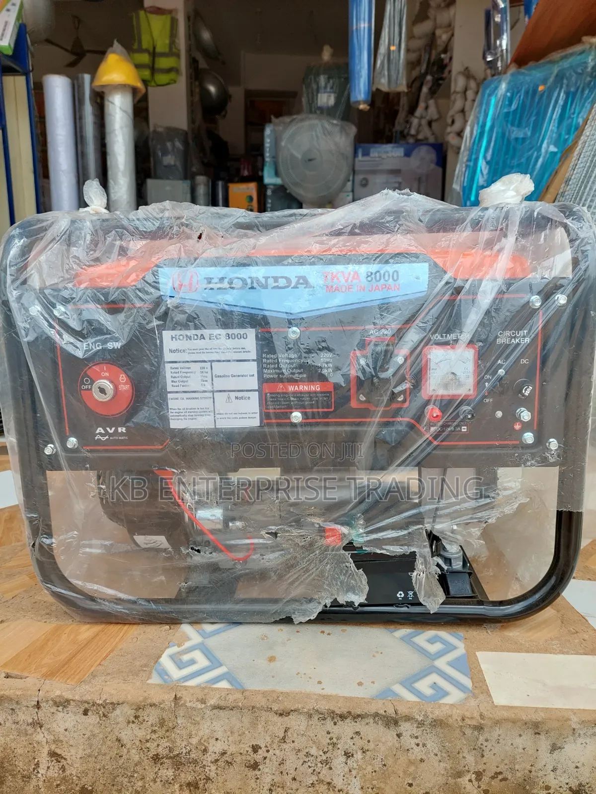 HONDA 2.8KVA EC2000 Generator With Key Start Reliable &Fuel
Efficient