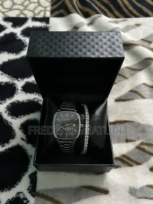 Customized Wrist Watch + Tennis Bracelet