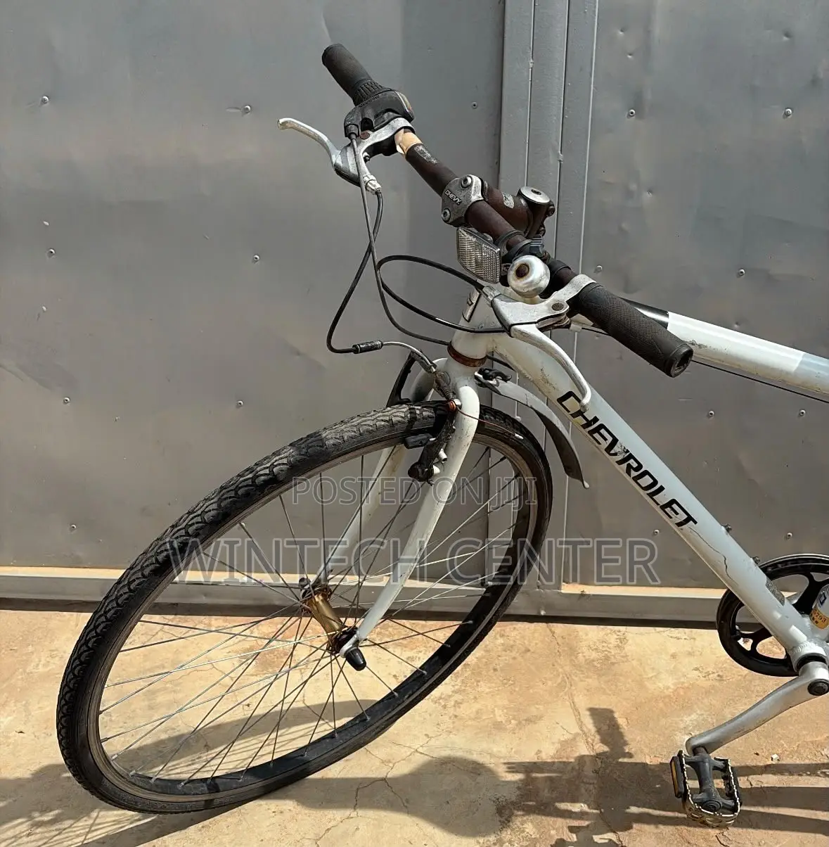 White Chevrolet Bicycle