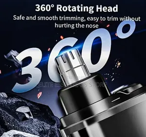 High Quality Automatic 360 Rotating Ear Nose Hair Trimmer