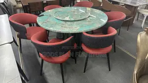 Luxurious 6 Chairs Marble Table ( T004)