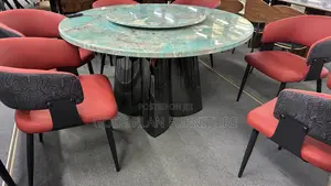 Luxurious 6 Chairs Marble Table ( T004)