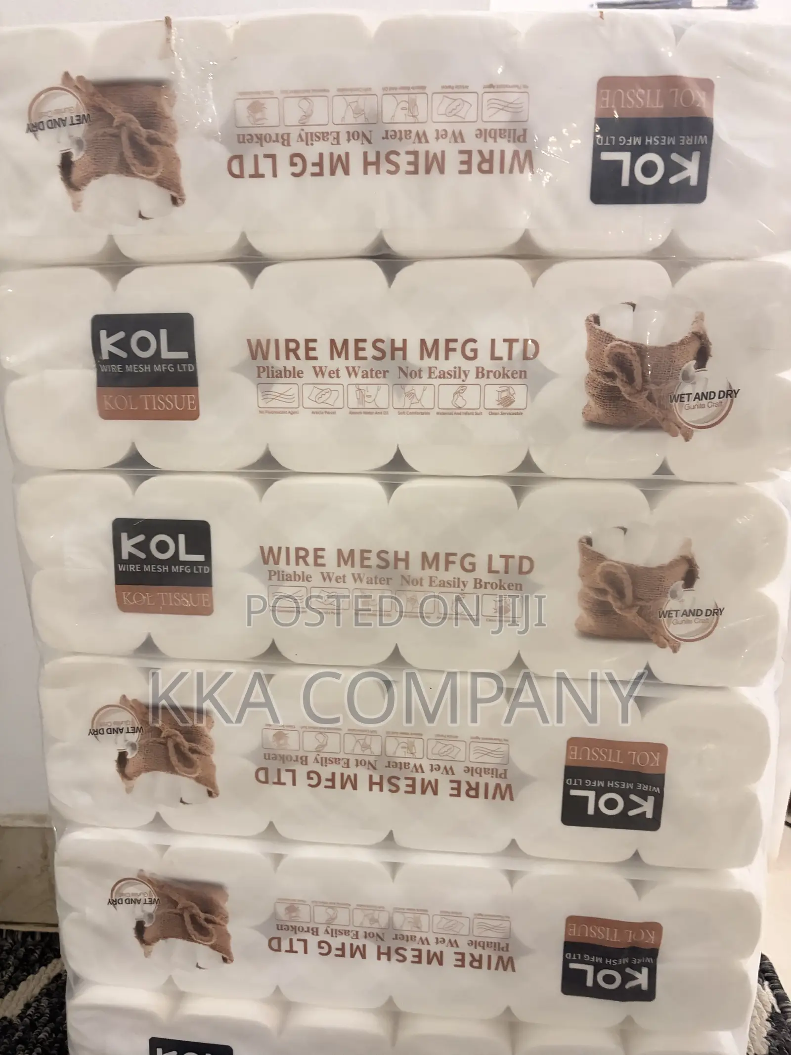 KOL Toilet Rolls 4ply (7 Bundle)