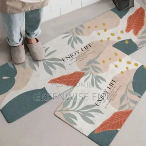 2-Piece Kitchen Rug Set – Non-Slip Floor Mats for Kitchen & Home
