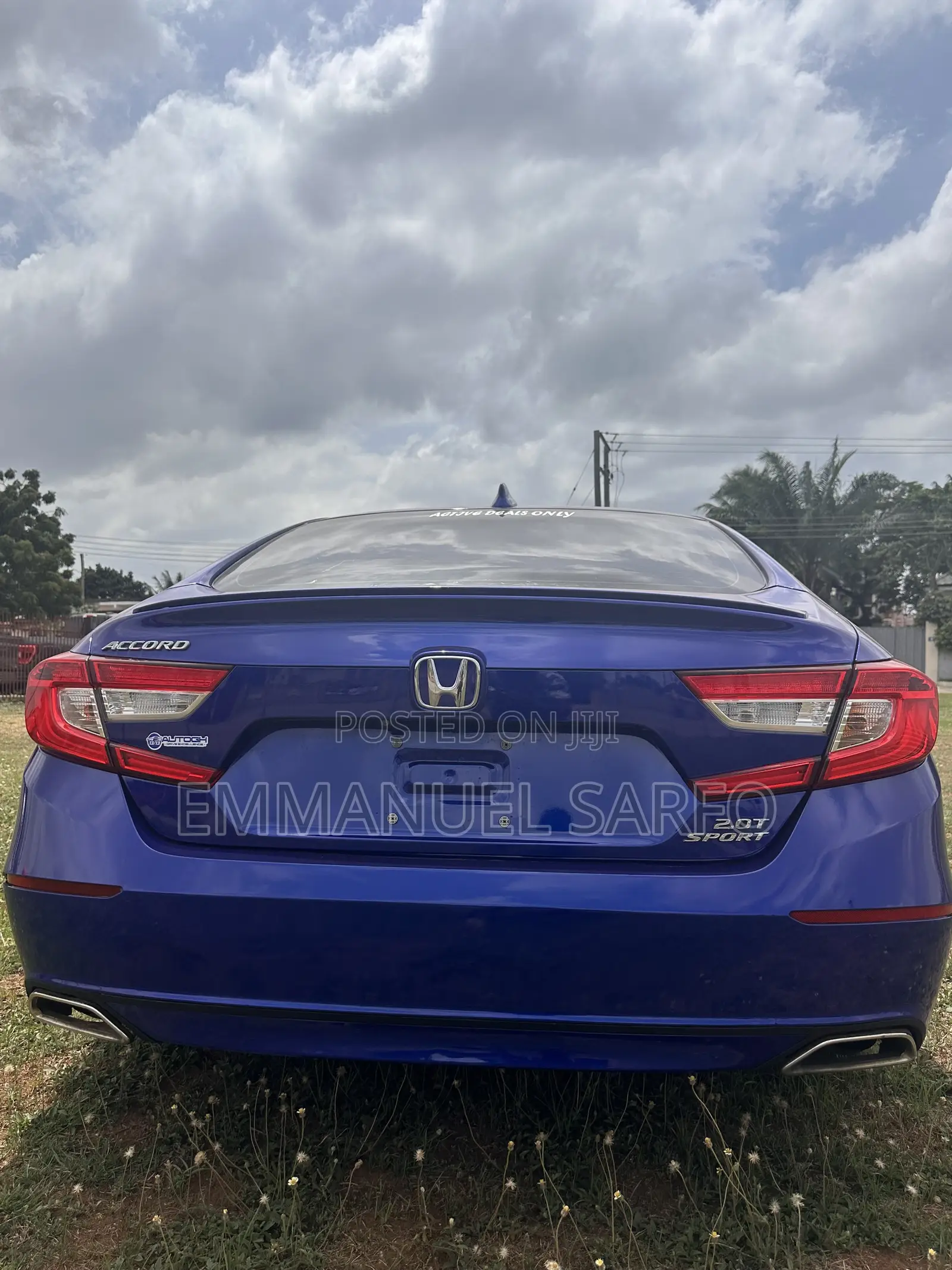 Honda Accord Sport (2.0L 4cyl Turbo 10A) 2019 Blue