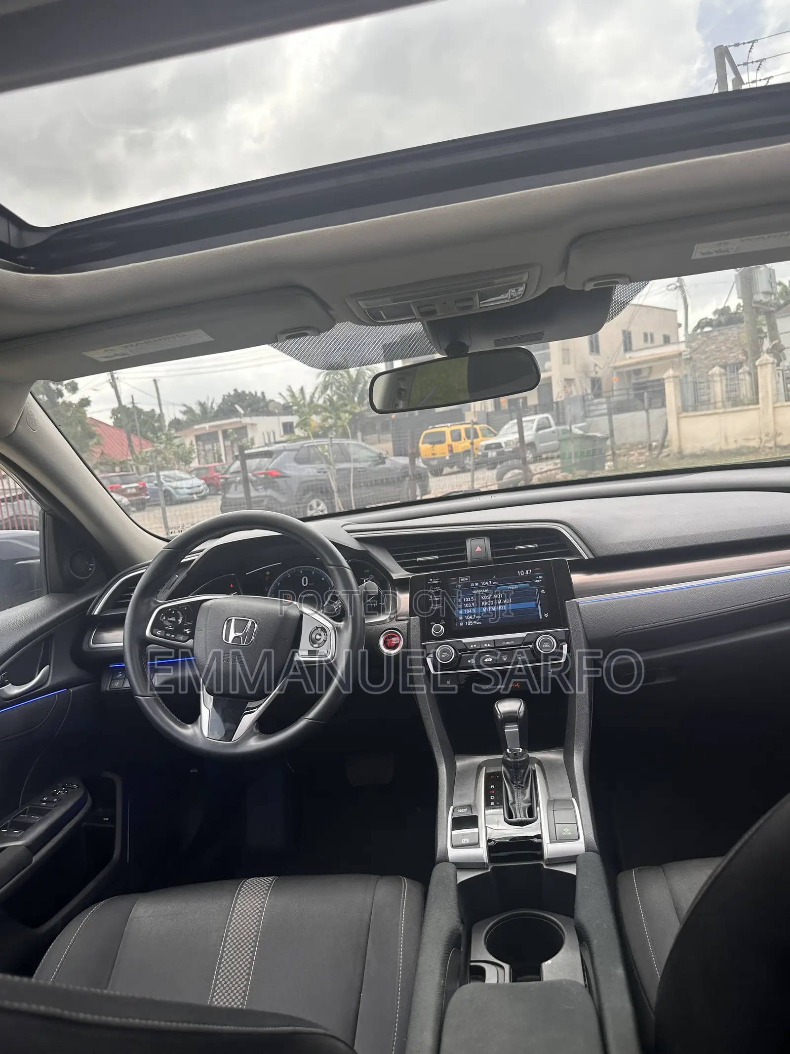Honda Civic EX-L 2021 Gray