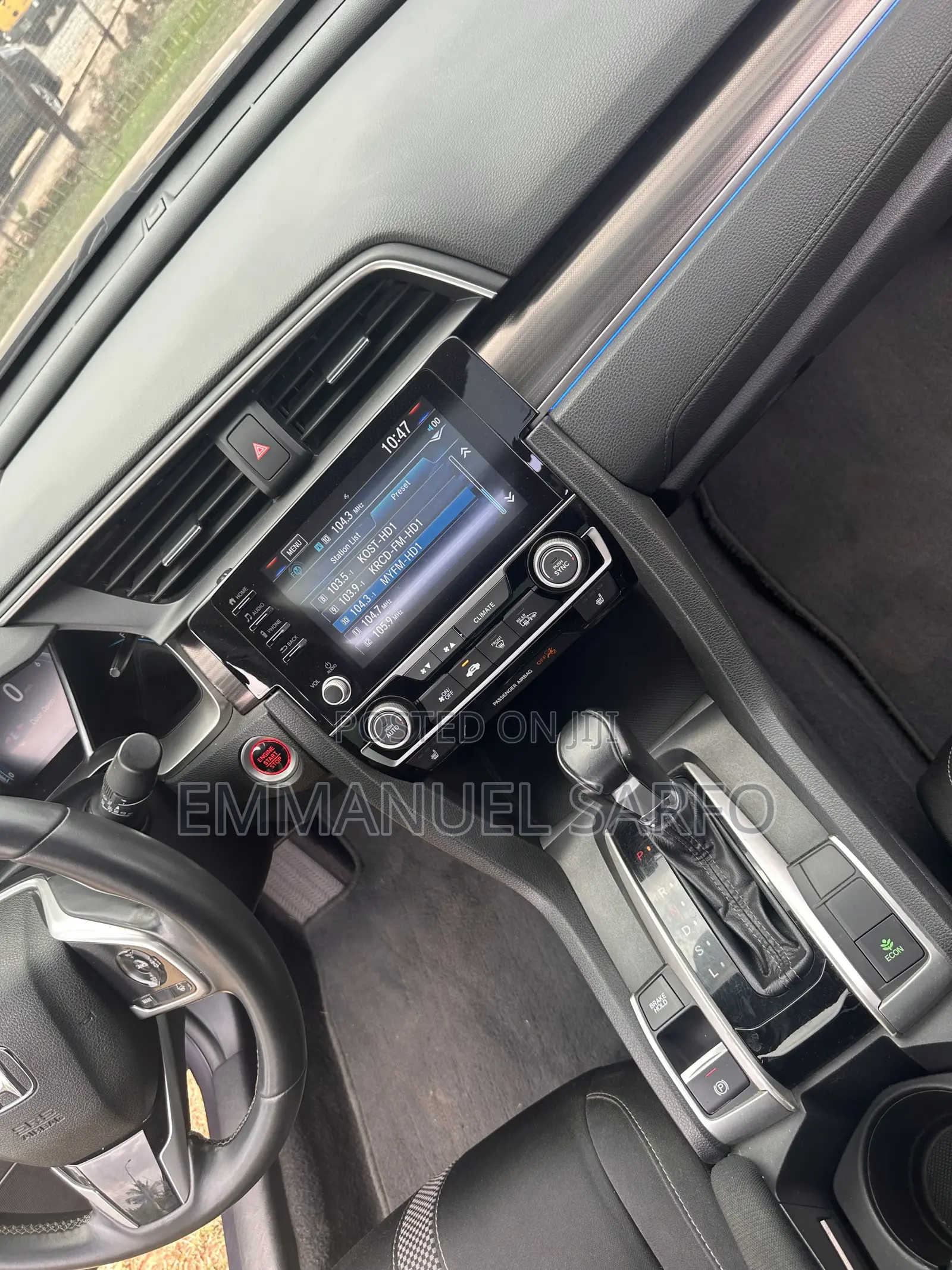 Honda Civic EX-L 2021 Gray