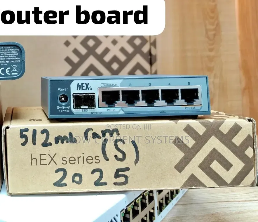 HEX S 2025 512mb Ram Mikrotik Router Board 2.5gb Sfp+
